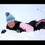 Rebecca Rushworth, 11, sleds at Fairchild Park after the snow storm Dec. 27.